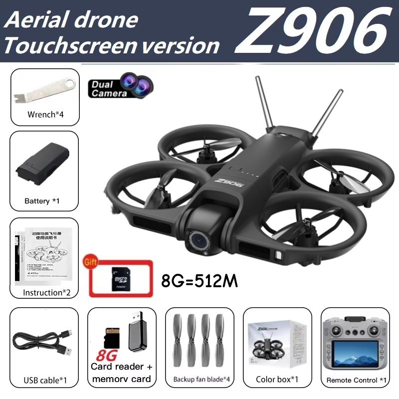 New Mini Z906 Drone Professional HD Camera WIFI FPV UAV Touchscreen Remote Control Quadcopter Aerial Photography Rc Airplane Toy