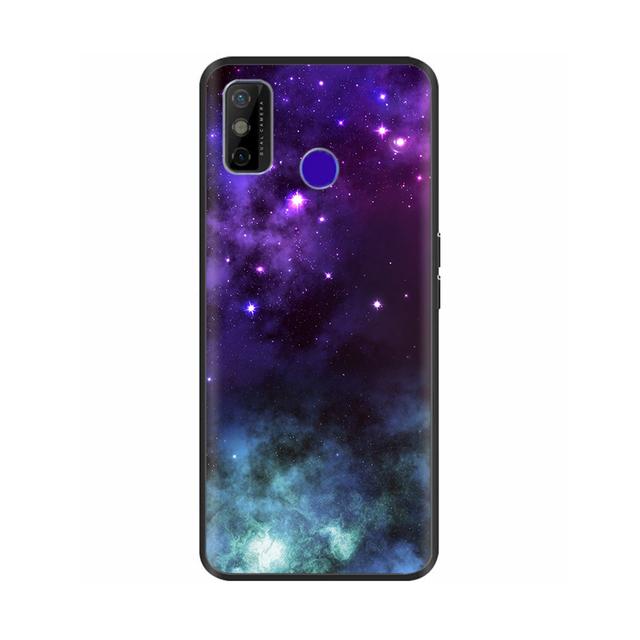 Для Tecno Spark 6 Go чехол для телефона Мягкая силиконовая задняя крышка с рисунком для Tecno Spark 6 Go Spark6 Go Черный ТПУ милый мультяшный бампер