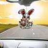 1/3 шт. Подвеска в виде пасхального кролика 2D плоский акриловый брелок милый кролик форма автомобиль