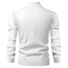 Men's Half Turtleneck Slim Fit Pullover Plus Velvet Long Sleeve Color Sweater Men's Warm Knitted Sweater