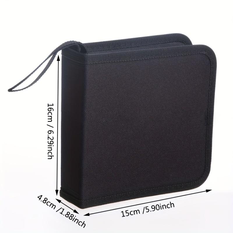 One Pack Contains 40 Tablets CD/DVD Case Holder: Portable Wallet Disc Storage Binder for Car, Home & Travel - Keep Your Discs