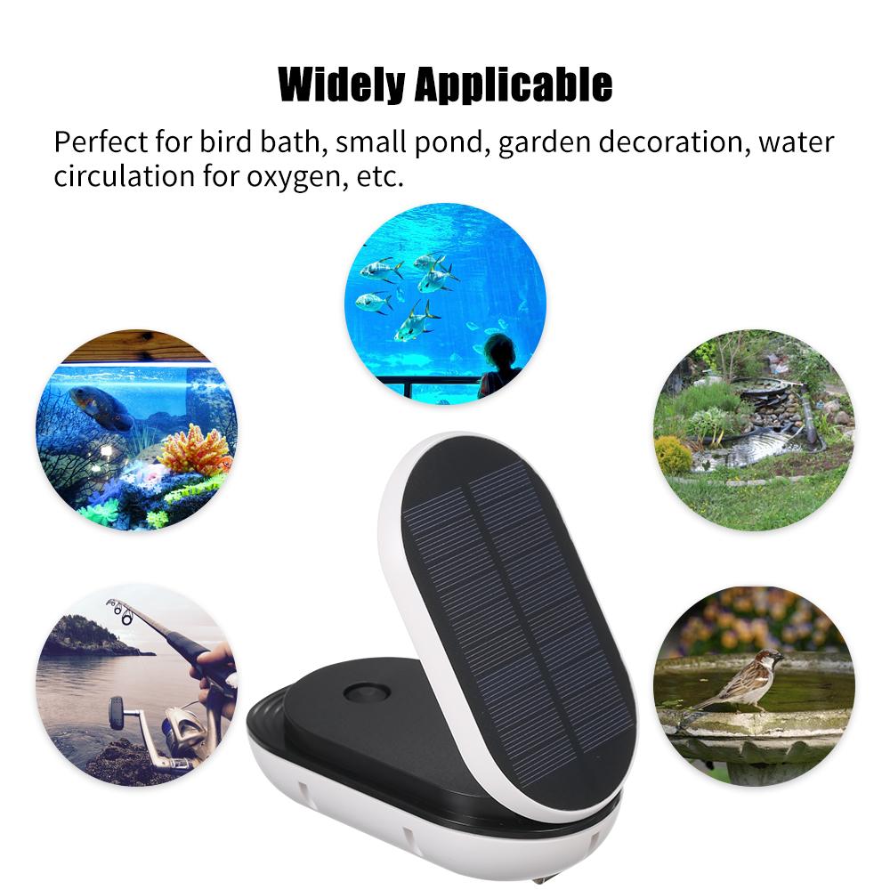 Solar Power Oxygen Pump Fish   Oxygenator Aquarium Oxygen Aerator Pond Aerator   Pump Fishing Aerator Aquarium  pump with Aquarium Oxygen Pipe