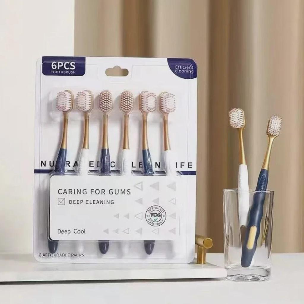 Sam's Ultra-Soft Family Toothbrush Set - High-End Wide Head for Home and Portable Use