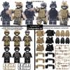 Ghost Military Weapons Specia Force Soldier Swat Tactical Parts Toys