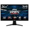 MSI Gaming Monitor MAG 255XFV VA Warranty 24.5 inch/Full HD/RAPID Panel/250Hz/0.5ms(GTG)/Adaptive-Sync/HDR/HDMI 2.0b/DP1.4/VESA100/3-year