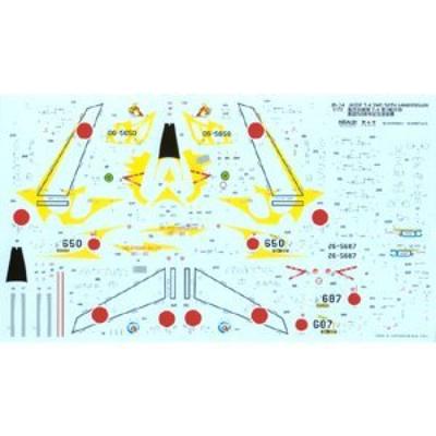 Platts 50-летие 3-го авиационного крыла JASDF Декаль Пластиковые детали T-4 JD-34