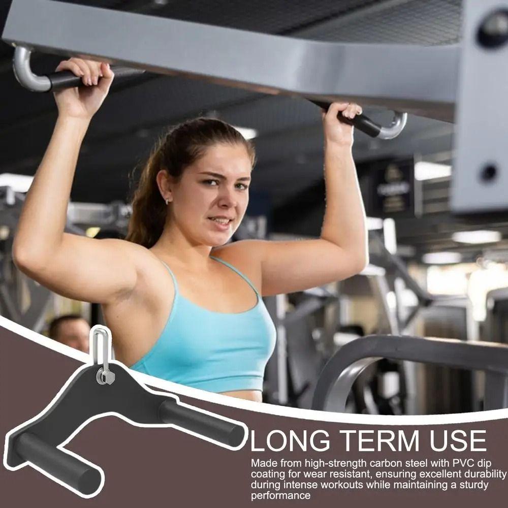 Anti-Slippery Lat Pull Down Bar 2nd Generation Curl Triceps Press Down Bar  Fitness