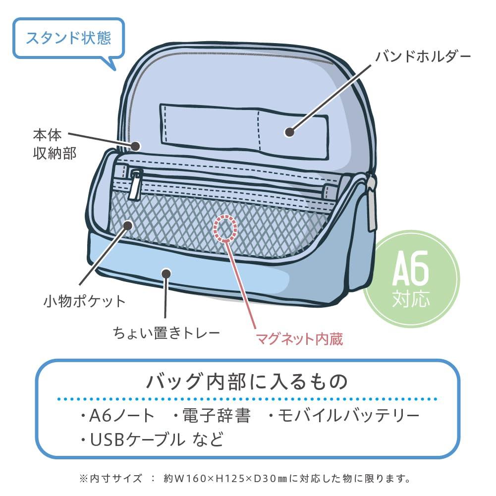 Мобильная подставка Sonic Широкая сумка-органайзер Ash Bag-in-Bag с U-образной отделкой для смартфонов [Все 3 цвета]