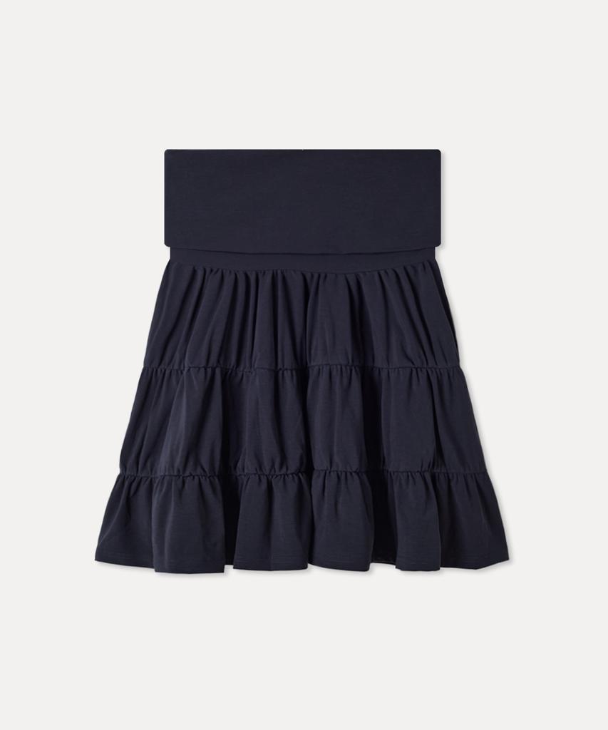 MIXXO Эластичная многоярусная юбка миди_Miwwmg526G