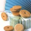 Wood with Seal Ring Wooden Jar Lids Can Lids Mason Jar Lids Bottle Sealing Caps Mugs Cup Covers