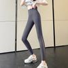Mesh Yoga Pencil Pants High-waisted Summer Thin Leggings Long Pants Women Sharkskin Pants  Fitness