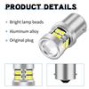 2pcs 1156 BA15S PY21W P21/5W 1157 BAY15D LED Bulbs 3030 19SMD Canbus Car Turn Signal Light Brake Reverse Parking Lamps 6000k 12v
