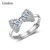 Классическое кольцо Lindon из медного сплава с цирконом, женские ювелирные изделия, свадебный подарок, вечеринка