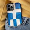 Греция Греческие национальные флаги Мягкий чехол для телефона для iPhone 17 Air 16e Pro max 15 Pro 13 14 Plus 11 12 MagSafe Магнитный Coque