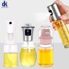 100/200ml Glass Oil Spray for Kitchen Oil Nebulizer Dispenser Sprayer Airfryer BBQ Camping Olive Oil Diffuser Cooking