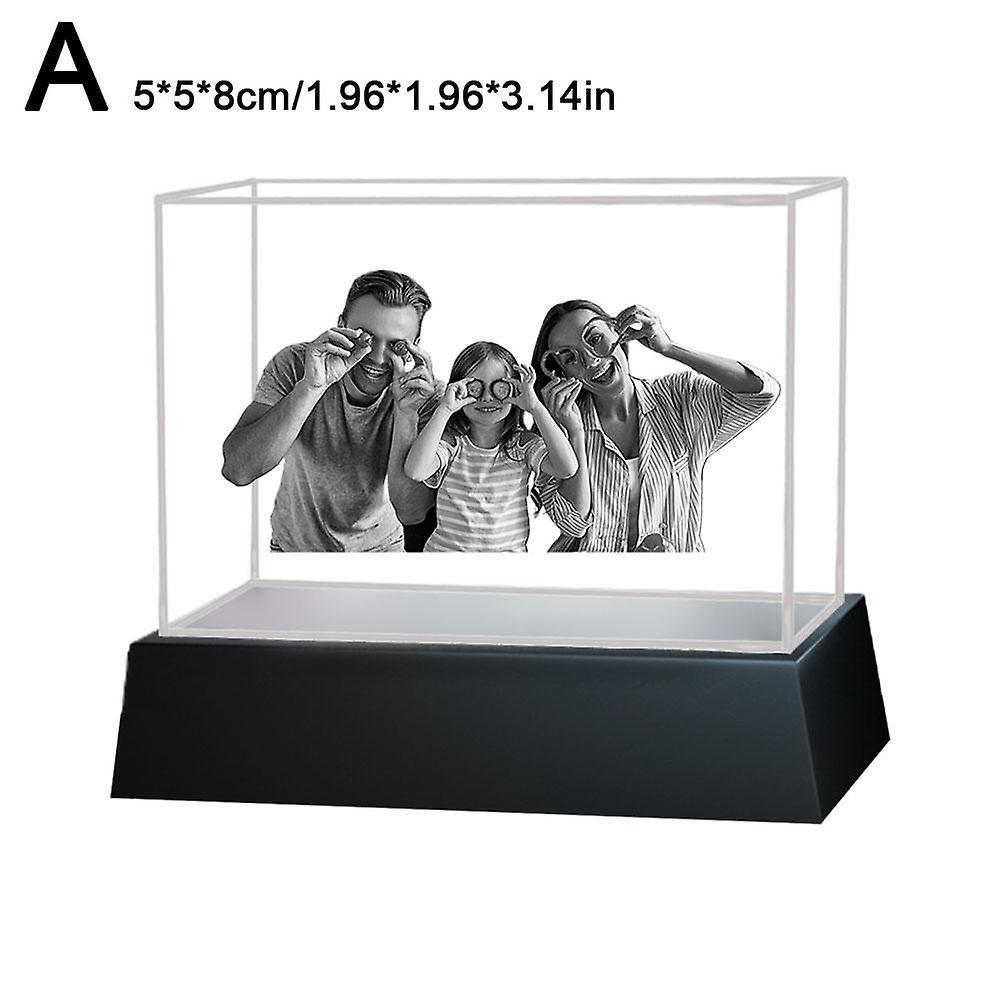 3D Crystal Photo for Mom, Dad, Men, Women, Festival, Great Personalized Gifts