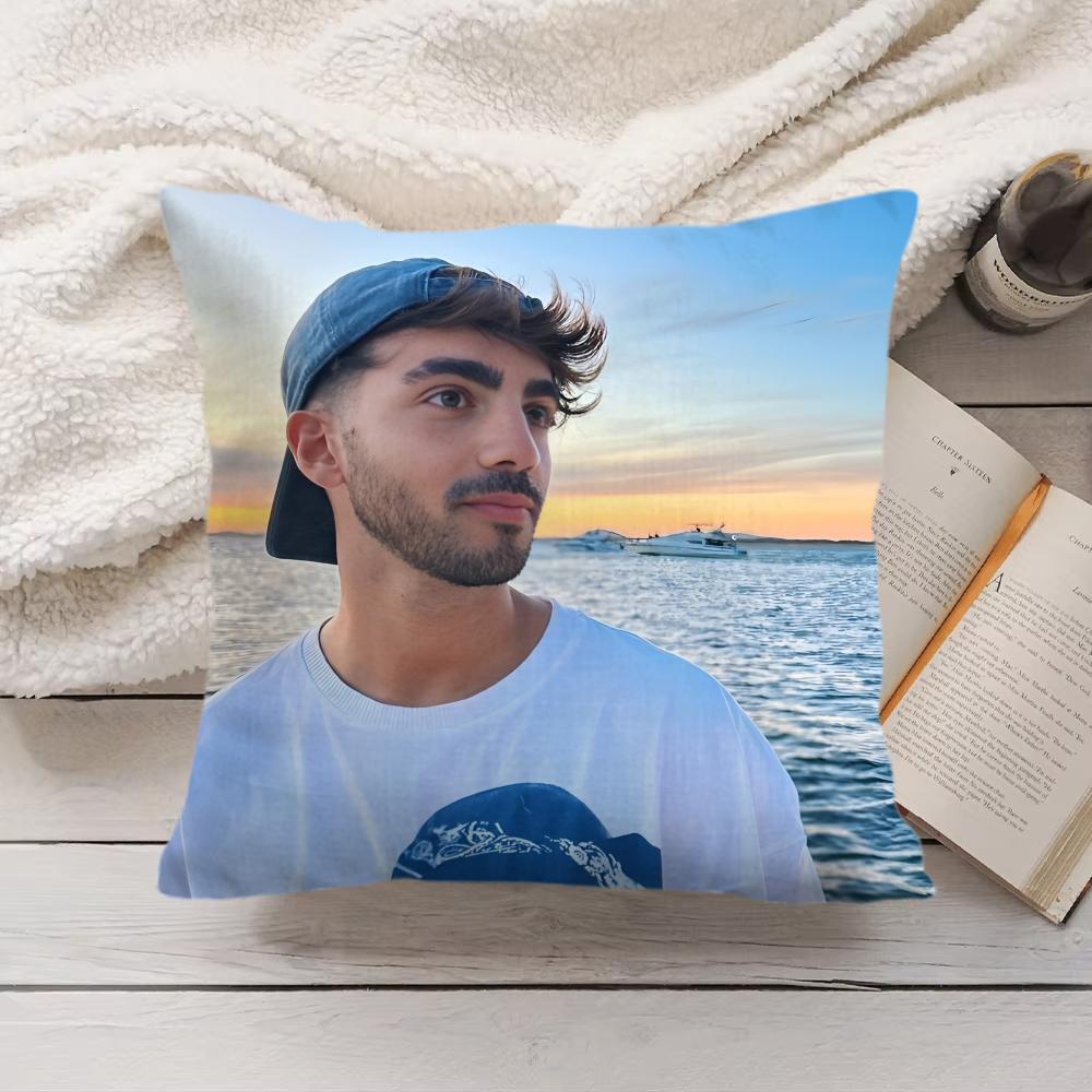 Celebrity Fede VVigevani Cushion Cover Silky Short Plush Invisible Zipper Dustproof Sofa Pillow Case for Home Decor