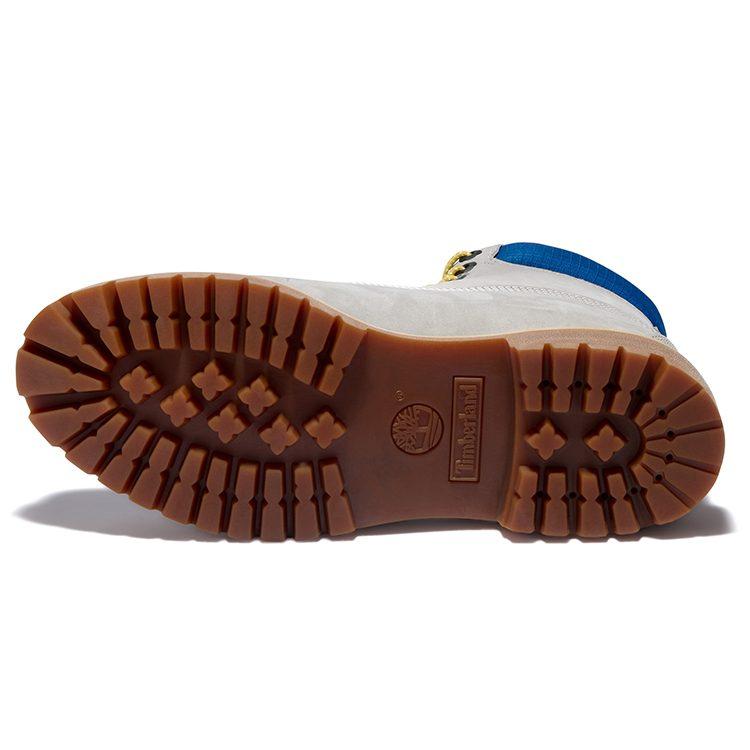 Timberland Премиум белые синие ботинки 6 дюймов A2N9PD52