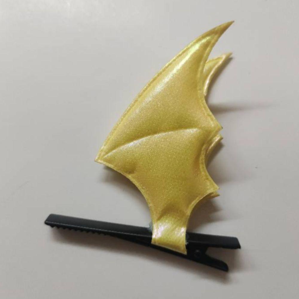 Halloween Party Wear Bat Wing Barrette Cosplay Props Head Decor Theme Devil Hair Clip  Female
