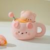 Подарок на день рождения девочке милый медведь кофейная чашка для воды в стиле инс высокая ценность керамическая кружка сопутствующий подарок