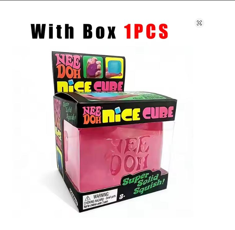 Новый Needoh Nice Cube Сенсорный Снятие Стресса Игрушка-Фиджет для Тревожности и Концентрации Настольный Сенсорный Куб для Взрослых и Детей