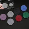 Car Water Coaster Round Interior Bling Decor Diamond Silicone Non-slip Pad Cup Insulation Pad Rhinestone Hot Drill Auto Supplies
