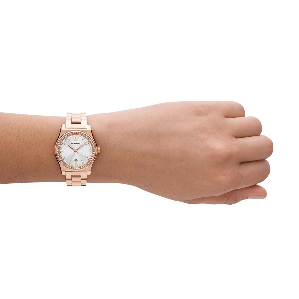 Emporio Armani AR11558 Pink Gold Watch Women's