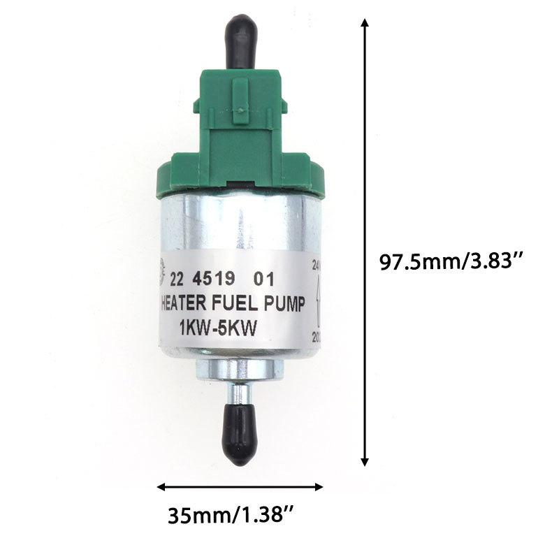 12 В/24 В 1 кВт-5 кВт воздушный дизельный стояночный обогреватель, топливный насос, автомобильный дизельный/бензиновый насос, короткая версия для обогревателя Eberspacher