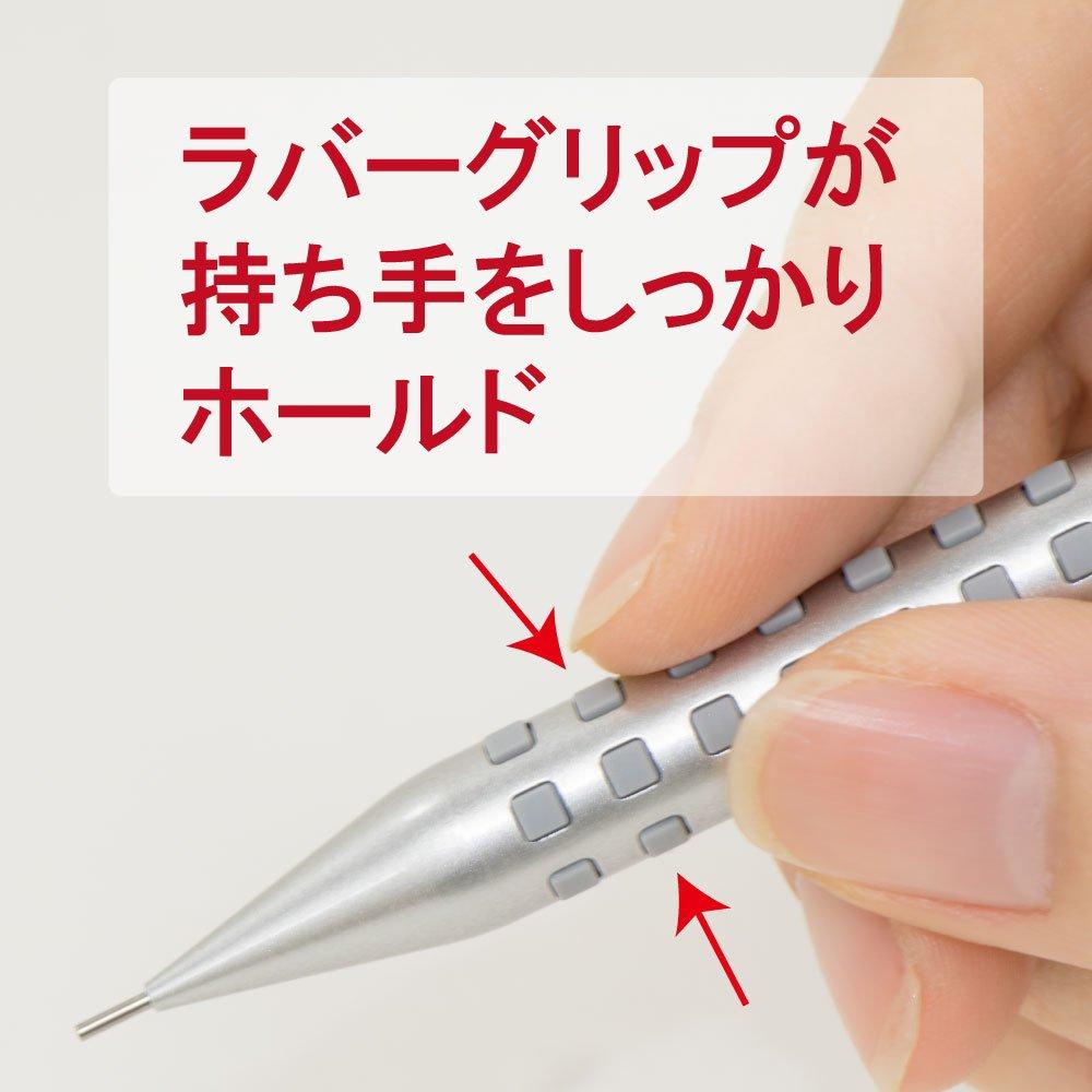 Механический металлический красный карандаш Pentel Smash, 0,5 мм, Q1005-13A,