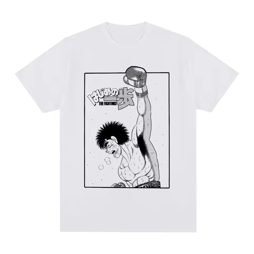 2026 New Summer Hot Hajime No Ippo KBG Vintage T-shirt Anime Funny Makunouchi T shirt New Tee T shirt Womens Tops