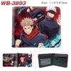 Jujutsu Kaisen Anime Wallet Gojo Satoru Yuji Itadori Print Short Bifold Card Holder Coin Purse PU Leather for Men Women 1pcs