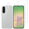 Закаленное стекло - Phonillico® - Samsung Galaxy A56 5G - Набор из 2 штук - Защита экрана и камеры - Устойчивое к царапинам
