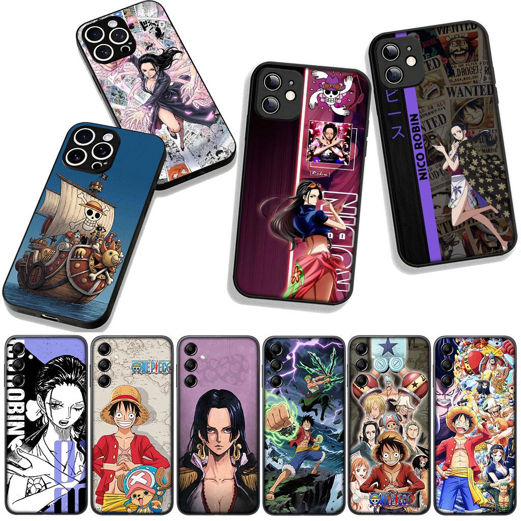 Чехол для телефона Luffy Zoro One Pieces Nico Robin для Xiaomi Redmi Note 14 12 13 ProPlus A4 A3 Pro Plus 12C 13C 14C 5G