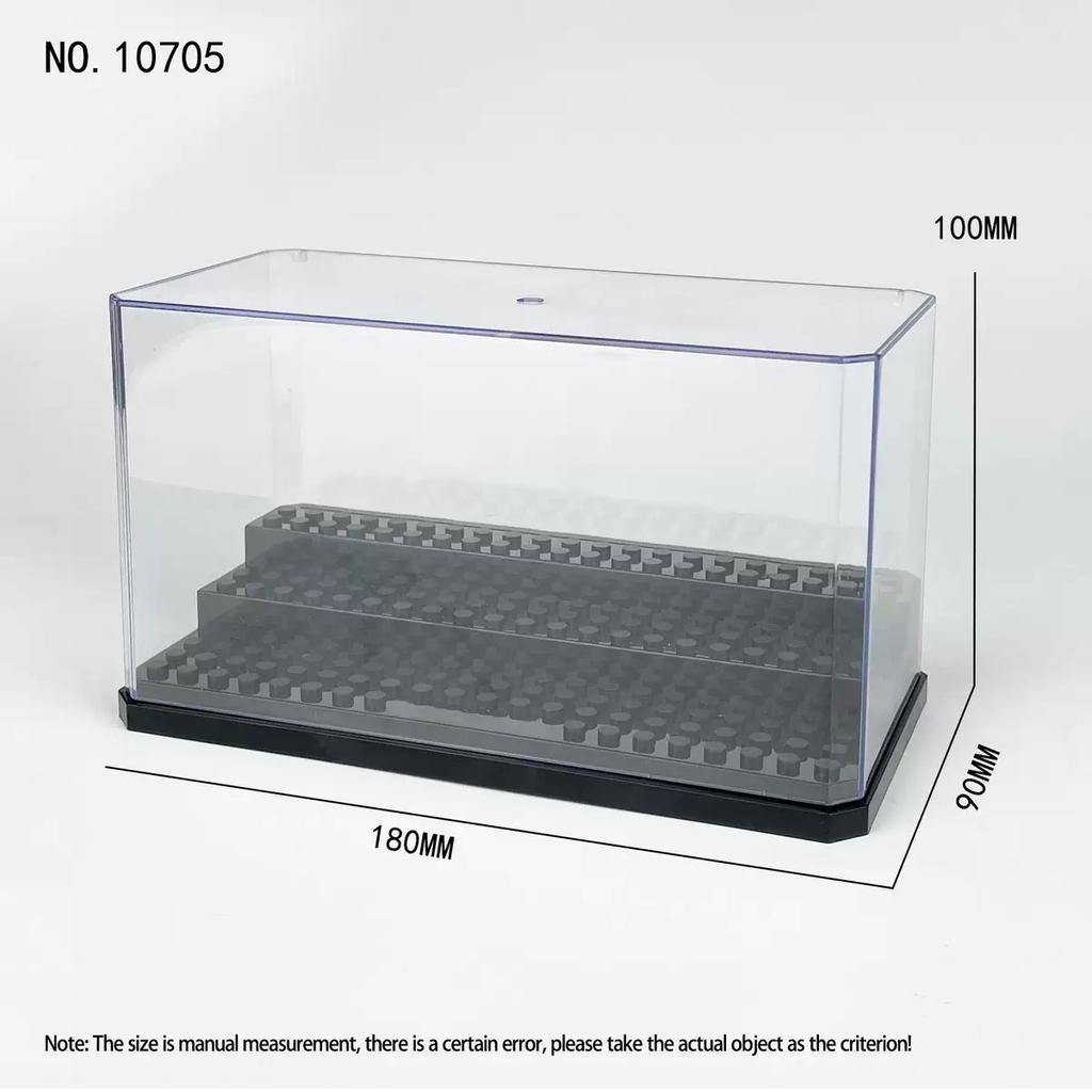 Dustproof Acrylic Mini Figure Model Collection Display Box Building Block Storage Plexiglass Showcase