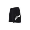 Li Ning Sports Lifestyle Series однотонные быстросохнущие дышащие повседневные шорты женские шорты черного цвета YKSU098-1