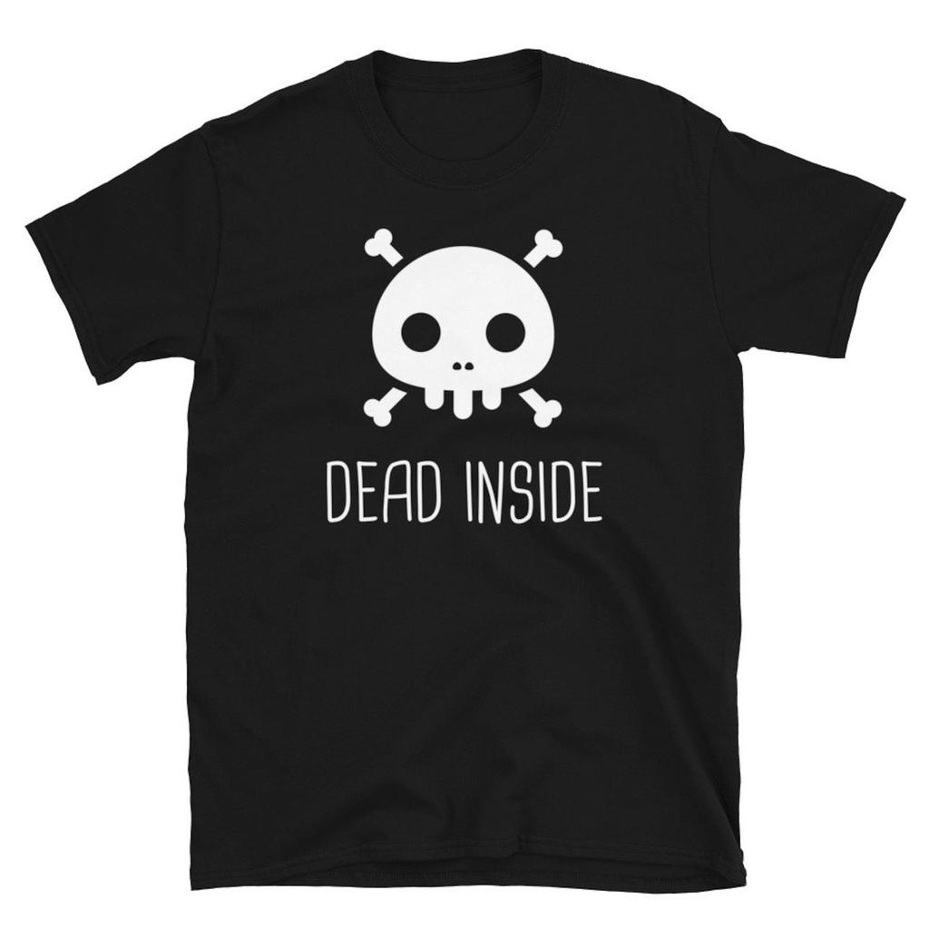 Funny Emo T-Shirt (Unisex) / Pop Punk, Emocore, Hardcore, & Subculture Gift For Emos - "Dead Inside"