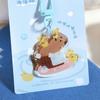 Capybara Capibara Bag Hanging Acrylic Animal Keyring Cartoon Kapibara Pendant  Couple