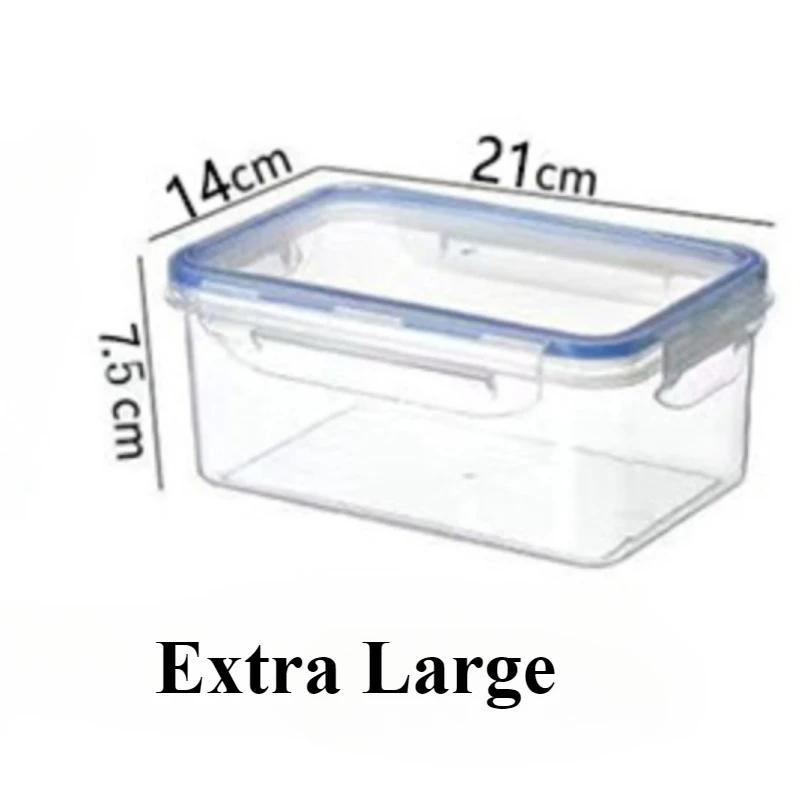Food Preservation Box Transparent Sealed Box with Cover Can Be Heated and Refrigerated PP Material Stackable Storage Containers