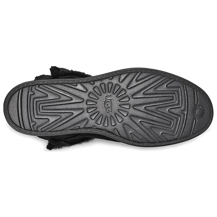(WMNS) UGG Classic Mini Сапоги с прошитым швом Blvd Снежные Черные Женские 1108145-BLK