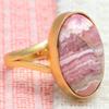 Rhodochrosite Gemstone Handmade Silver Jewelry  "10"