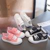 Girls Board Shoes Cartoon Children's Bear Canvas Shoes 2025 New Spring and Autumn Boys Sports Shoes Casual White Shoes Tide