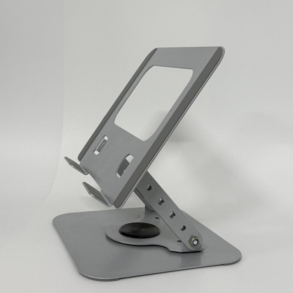 Adjustable 360° Rotation Metal Laptop & Tablet Stand with Heat Dissipation