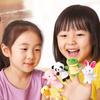 10pcs Finger Puppet Stuffed Toys Interactive Parent-Child Children's Hand Puppet Plush Rat Animal Puppet Rabbit Chick Educational Toy