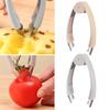 Инструмент для удаления сердцевины ананаса из нержавеющей стали, инструмент для удаления стеблей клубники, инструмент для удаления глазков ананаса с нескользящей ручкой, профессиональный кухонный гаджет для ягод