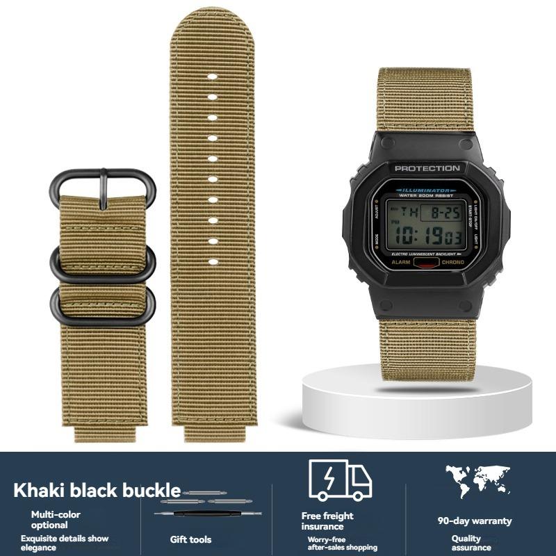16-мм нейлоновый холщовый ремешок для Casio G-SHOCK GW6900/DW5600/GW-B5600/GM-5600/GA110/GA 2100, сменный ремешок для часов для активного отдыха