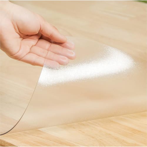 Прозрачная тисненая скатерть, 50x80 см, ПВХ толщиной 1,5 мм, для письменных столов, ковриков для мыши и детских столов. Водонепроницаемый, Пятноустойчивый, Прочный, Тепло-Ре