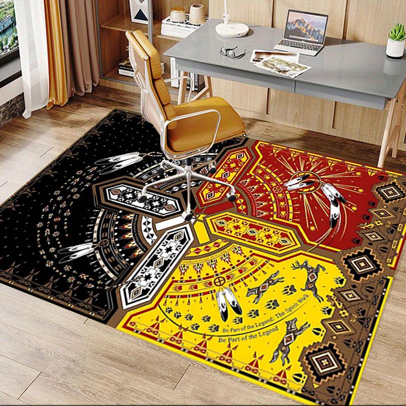 1PC Native American, Spirit Walk Extra Large Non-Slip Floor carpet, Office, family, bedroom, Studio - Large Area RugJ0382