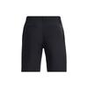 Under Armour Однотонные спортивные шорты для гольфа на молнии Мужские шорты Черные 1377302-001