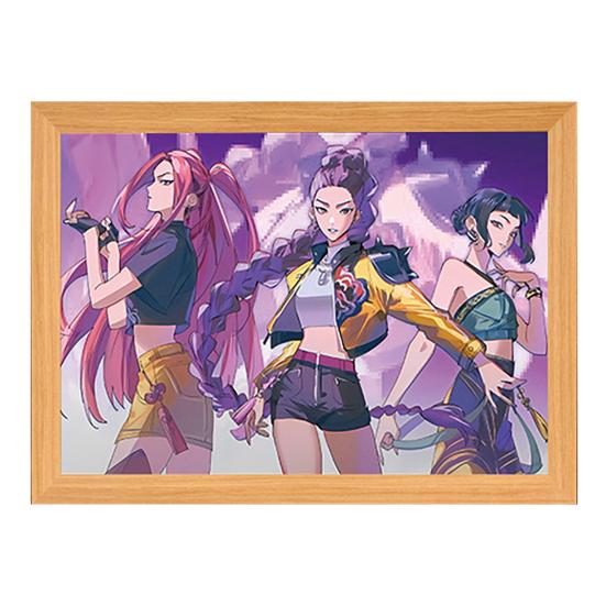 Картина Лампа Перезаряжаемый Светодиодный Свет Светящийся Настенный Художественный Свет Яркий Цвет Художественное Освещение Ночник