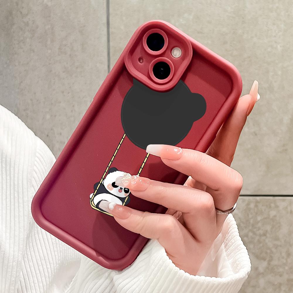 Мягкие силиконовые квадратные лестницы с мультяшным узором, полное покрытие, защита камеры, противоударный чехол для iPhone Infinix Tecno Vivo